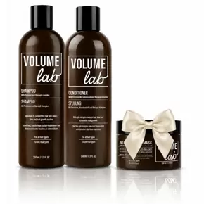 VOLUME LAB KIT: Šampon, kondicionér a maska na vlasy